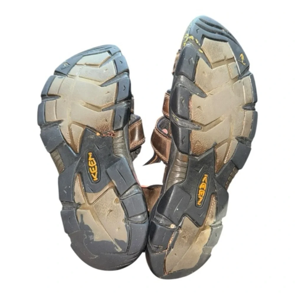 Keen Daytona Brown Leather Waterproof‎ Sport Sandals Shoes Men's Size: 12
